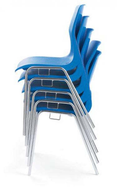 Chaises empilables Tulipe